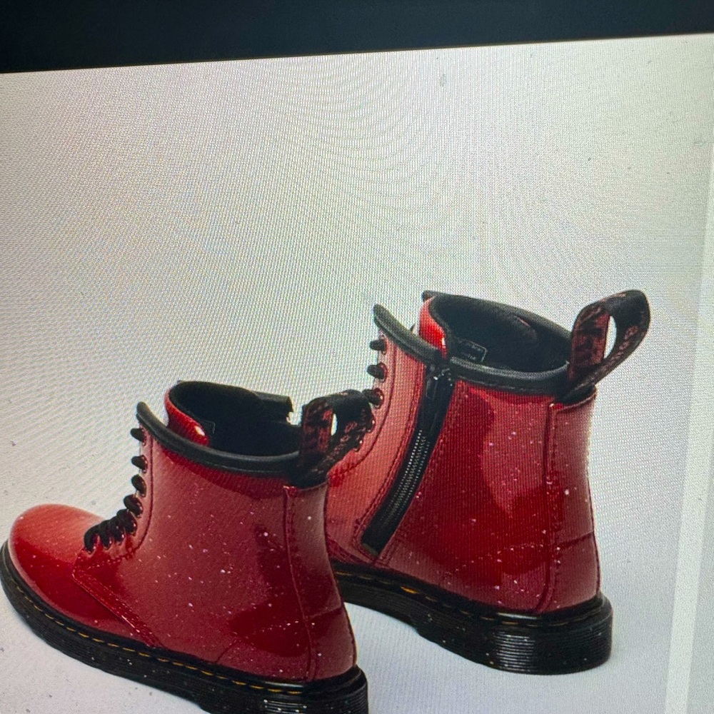 Dr Martens Glitter LaceUp Boots - Picture 3 of 12